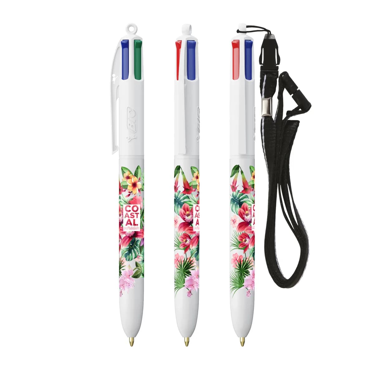 BIC® 4 Colours® + Lanyard