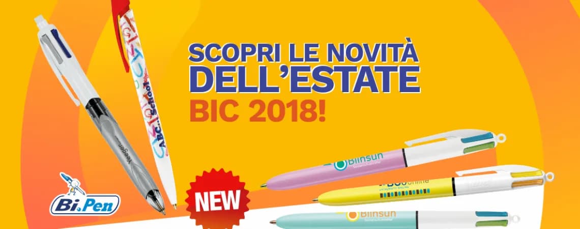 BRILLA DI NOVITÀ L’ESTATE BIC! VIENI A SCOPRIRE COLORI E MODELLI!