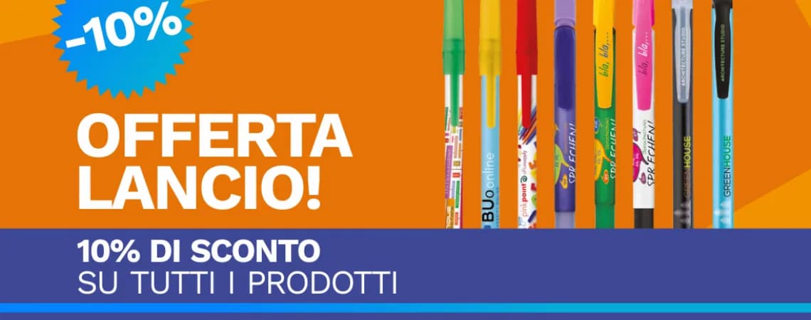 OFFERTA LANCIO, TUTTI I PRODOTTI BIPEN AL 10% DI SCONTO