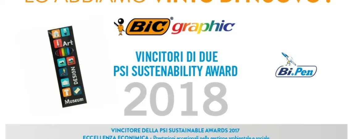 SET COLORI BIC EVOLUTION ECOLUTIONS PRODOTTO SOSTENIBILE DELL’ANNO