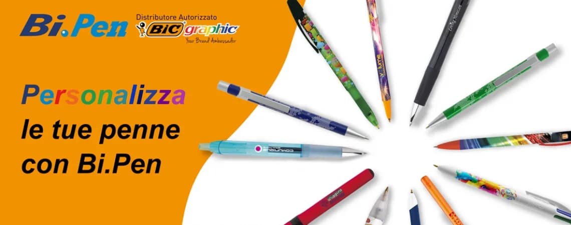 PERSONALIZZA LE TUE PENNE SU BI.PEN