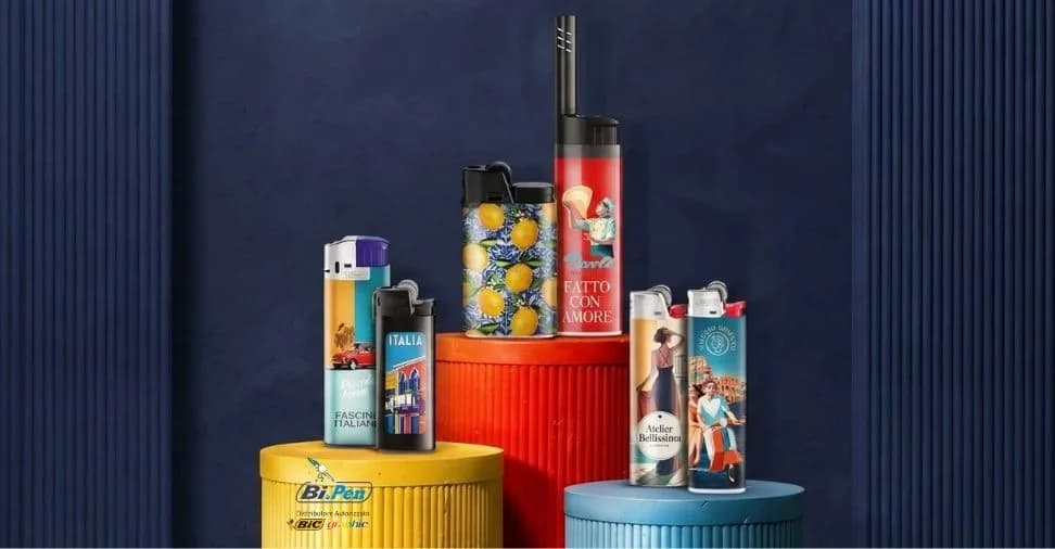 I nuovi accendini Bic personalizzabili disponibili su Bipen.it