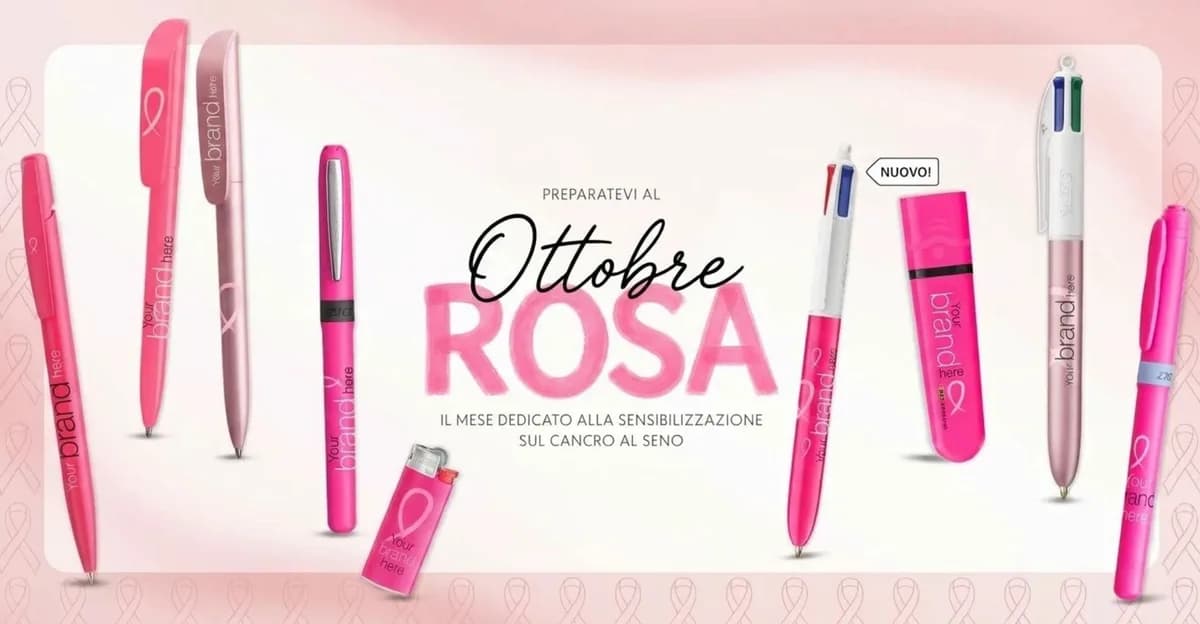 Ottobre rosa: 20€ di sconto sul tuo prossimo ordine su Bipen