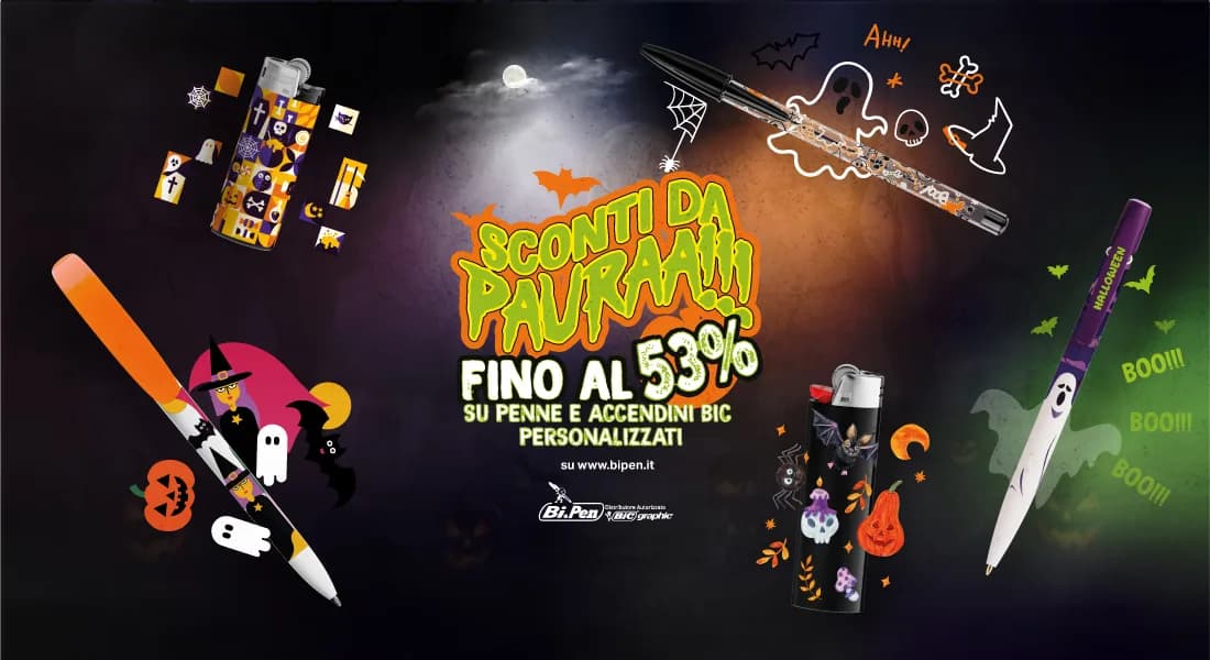 Speciale Halloween su Bipen: sconti fino al 53%