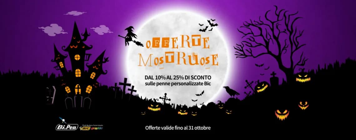 Offerte mostruose: dal 10% al 25% di sconto sulle penne personalizzate BIC
