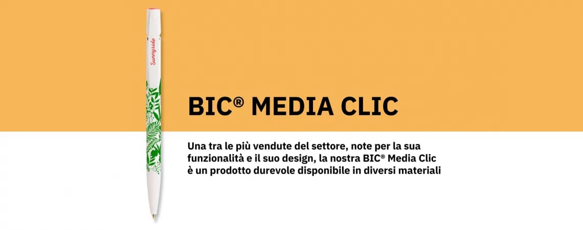 COSA RENDE LA BIC MEDIA CLIC COSÌ SPECIALE?