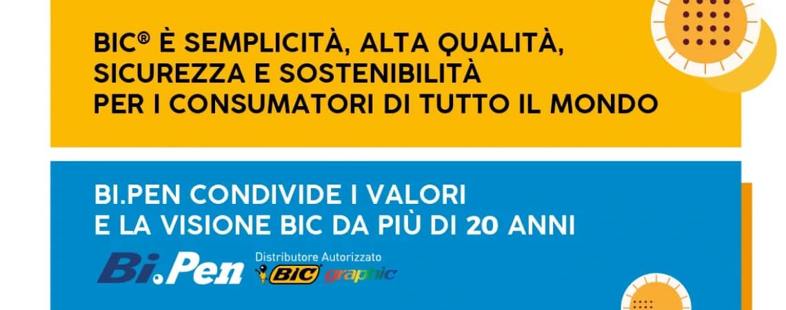 PERCHÉ SCEGLIERE BIC, PERCHÉ SCEGLIERE BIPEN