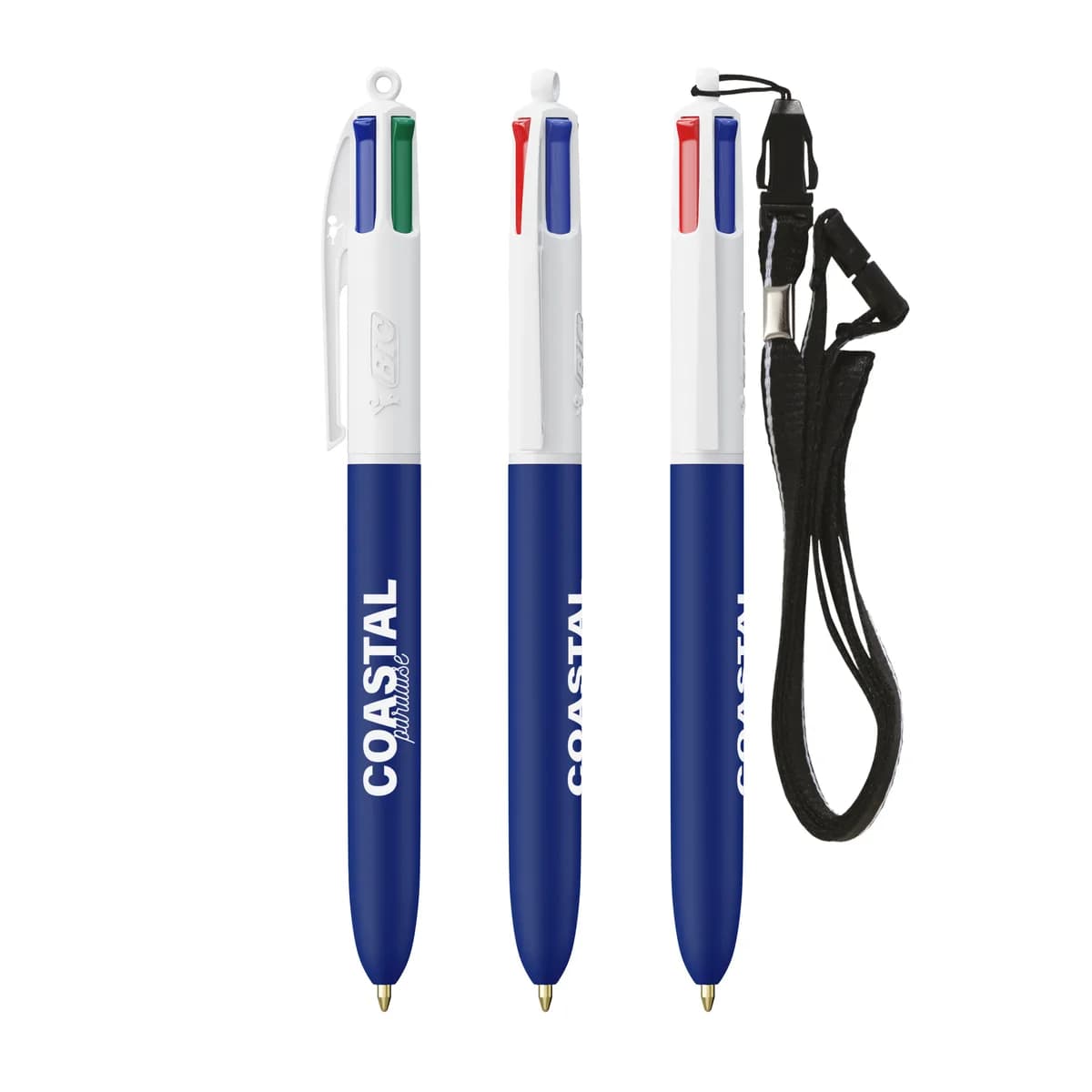 BIC® 4 Colours Soft + Lanyard