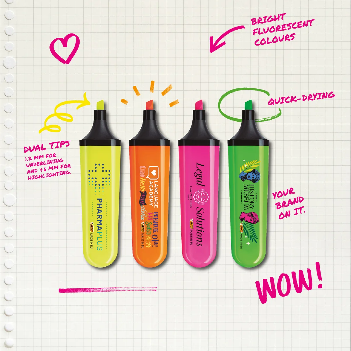 Evidenziatore BIC® Highlighter Flat - 3460001132-lifestyle-printed-dg-02.jpg